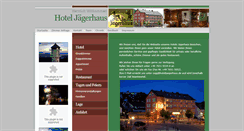 Desktop Screenshot of hoteljaegerhaus.de